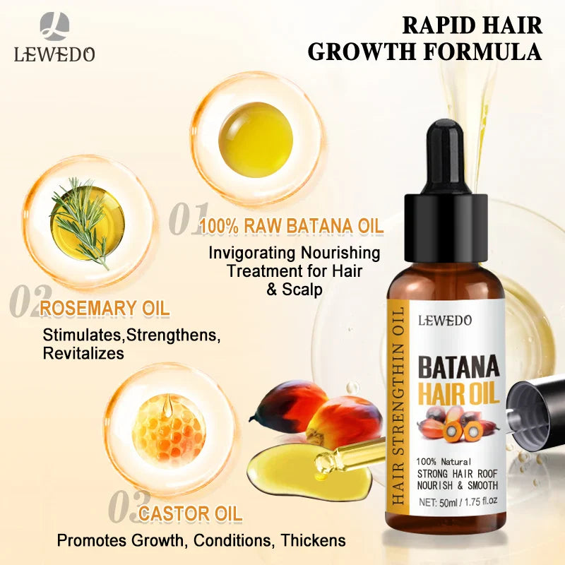 Lewedo Pure Batana Hair Oil